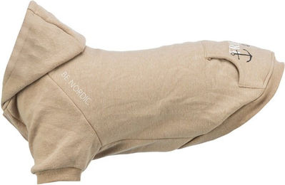 TRIXIE Hundepullover BE Nordic Flensburg Hoodie aus Baumwolle Beige XS – Bild 1 von 6