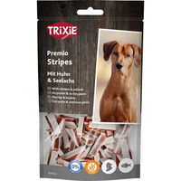 Produktbild von Trixie Hundesnack PREMIO Stripes Hühnchen und Seelachs 3x75 g