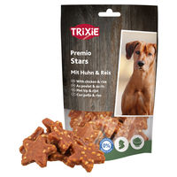Produktbild von Trixie Hundesnack Sterne mit Huhn - Hoher Fleischanteil und ohne Zucker 100 g - 3 x 100 g