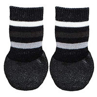 Produktbild von Trixie Hundesocken aus Baumwolle für große Rassen und Senioren Schwarz L–XL