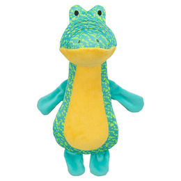 Produktbild von Trixie Hundespielzeug Alligator Plüschspielzeug aus Polyester in Türkis zur Zahnpflege für alle Altersstufen
