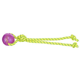 Produktbild von Trixie Hundespielzeug Aqua Toy Spieltau mit Ball aus TPR zum Apportieren und Schwimmen