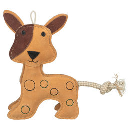 Trixie Hundespielzeug aus Leder in Braun – Bild 1 von 1