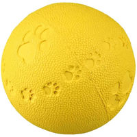 Produktbild von Trixie Hundespielzeug Ball aus Naturkautschuk bunt 9 cm - 3 x 9 cm
