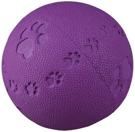 Trixie Hundespielzeug Ball aus Naturkautschuk mit Quietscher 7 cm – Bild 1 von 7