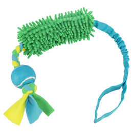 Trixie Hundespielzeug Bungee Tugger mit Tennisball und Ruckdämpfer aus Polyester 85 cm – Bild 1 von 4