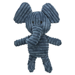 Produktbild von Trixie Hundespielzeug Elefant aus Plüsch in Blau und Grau