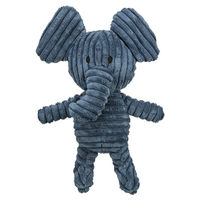Produktbild von Trixie Hundespielzeug Elefant aus Plüsch in Blau und Grau