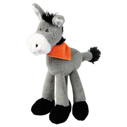 Trixie Hundespielzeug Esel aus Plüsch in Grau 24 cm - 24 cm – Bild 1 von 2