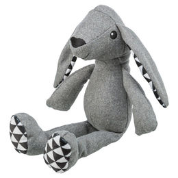 Trixie Hundespielzeug Hase aus grauem Plüsch 39 cm - 39 cm – Bild 1 von 2