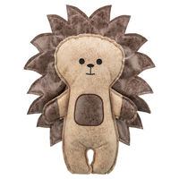 Produktbild von Trixie Hundespielzeug Igel aus braunem Plüschstoff