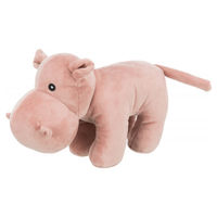 Produktbild von Trixie Hundespielzeug Nilpferd aus Plüsch in Rosa 25 cm