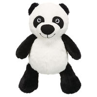 Produktbild von Trixie Hundespielzeug Panda Bär aus Plüsch in Schwarz-Weiß