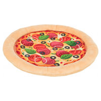 Produktbild von Trixie Hundespielzeug Pizza aus buntem Plüsch - 26 cm