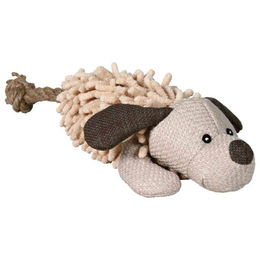 Trixie Hundespielzeug Plüschhund mit Tau aus Plüsch für Welpen und Hunde 30 cm - 1 Stk. – Bild 1 von 4