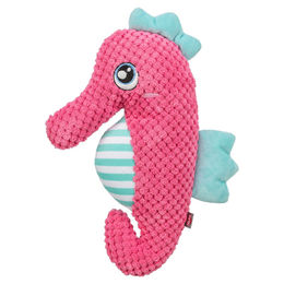 Produktbild von Trixie Hundespielzeug Seepferdchen aus Plüsch für Welpen in Rosa