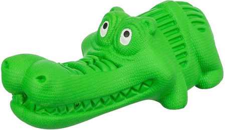 Trixie Hundespielzeug Snack-Krokodil aus Naturkautschuk in Grün – Bild 1 von 2