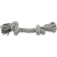 Produktbild von Trixie Hundespielzeug Spieltau aus Baumwolle Grau L 15 cm - 15 cm