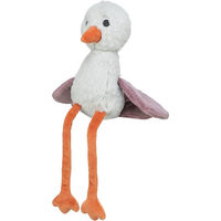 Produktbild von Trixie Hundespielzeug Strauß aus recyceltem Plüsch Weiß 41 cm