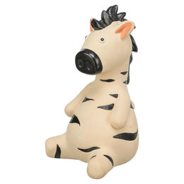 Produktbild von Trixie Hundespielzeug Zebra aus Latex und Plüsch für Welpen