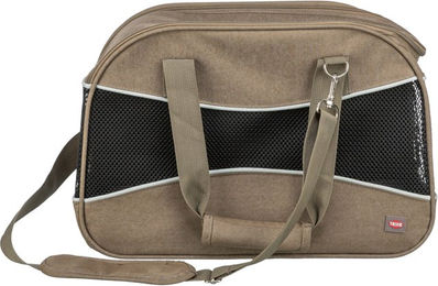 Trixie Hundetasche Alison Transportbox aus Polyester für kleine Hunde in Braun Beige Grau – Bild 1 von 4