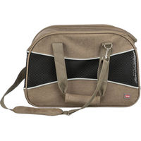 Produktbild von Trixie Hundetasche Alison Transportbox aus Polyester für kleine Hunde in Braun Beige Grau