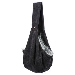 Produktbild von Trixie Hundetasche Kurzführer Mini aus Polyester Schwarz Grau