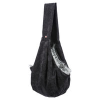 Produktbild von Trixie Hundetasche Kurzführer Mini aus Polyester Schwarz Grau