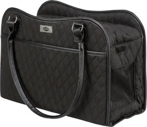 Trixie Hundetragetasche Amina Transportbox aus Polyester Schwarz Mini 18 x 29 x 37 cm – Bild 1 von 3