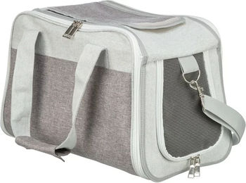 Trixie Hundetragetasche Libby Transportbox für kleine Rassen Grau aus Polyester – Bild 1 von 3