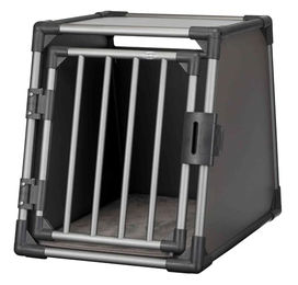 TRIXIE Hundetransportbox aus Aluminium in Grau Größe M – Bild 1 von 9
