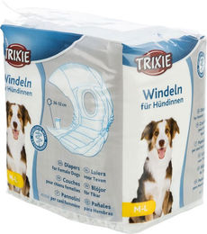 Trixie Hundewindeln für Hündinnen Größe M-L, 12 Stück – Bild 1 von 10