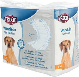 Trixie Hundewindeln für Rüden Größe L-XL, 12 Stück – Bild 1 von 4