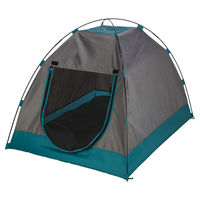 Produktbild von Trixie Hundezelt aus Polyester in Grau und Türkis 47 x 34 x 47 cm