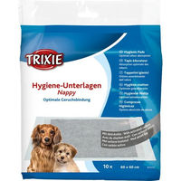 Produktbild von Trixie Hygiene-Unterlage Nappy mit Aktivkohle für Welpen 60 x 60 cm 10 Stück - 10 x 60 cm