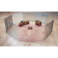 Produktbild von Trixie Indoor Freilaufgehege für Kleintiere aus bunt lackiertem Metall 86 x 23 cm