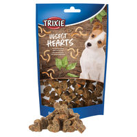 Produktbild von Trixie Insect Hearts Belohnungssnack für Kleintiere mit Insekten Monoprotein glutenfrei und ohne Zucker 80 g