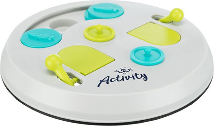 Trixie Intelligenzspielzeug Flip Board aus Kunststoff für Kaninchen und Meerschweinchen Ø 23 cm - 1 Stk. – Bild 1 von 13