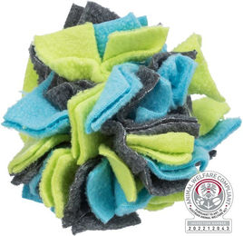 Trixie Intelligenzspielzeug Schnüffelball für Meerschweinchen und Kaninchen bunt aus Polyester 9cm – Bild 1 von 2