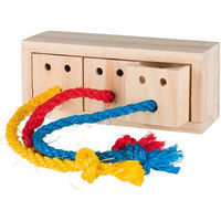 Produktbild von Trixie Intelligenzspielzeug Snack Cube aus Holz für Vögel und Kaninchen