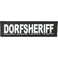 Produktbild von Trixie Julius-K9 Dorfsheriff Set mit 2 Klettverschlüssen Schwarz Größe S Mini