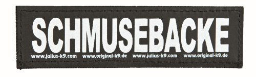 Produktbild von Trixie Julius-K9 Klettsticker SCHMUSEBACKE Schwarz Größe L