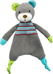 Trixie Junior Bär Plüschspielzeug für Welpen mit Raschelfolie bunt 28 cm - 28 cm – Bild 1 von 4
