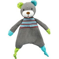 Produktbild von Trixie Junior Bär Plüschspielzeug für Welpen mit Raschelfolie bunt 28 cm - 28 cm