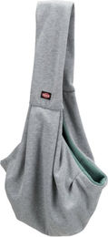 Trixie Junior Fronttasche Soft Tragetasche für Welpen und kleine Hunde Grau Grün – Bild 1 von 13