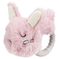 Produktbild von Trixie Junior Hase Hundespielzeug aus Plüsch und TPR in Rosa