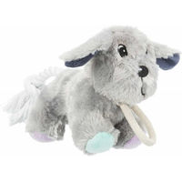Produktbild von Trixie Junior Hundespielzeug Plüschhund mit Tau für Welpen und kleine Hunde 24 cm - 24 cm