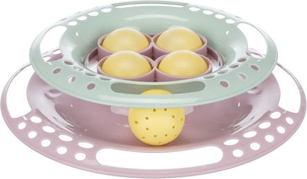 Trixie Junior Kitten Circle Katzenspielzeug mit 4 Bällen aus Kunststoff 24 cm - 24 cm – Bild 1 von 7