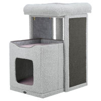 Produktbild von Trixie Junior Kratzbaum Carlita für Katzen Grau/Lila mit Sisal - 63 cm