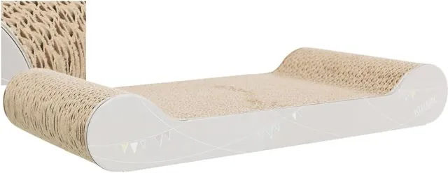 Trixie Junior Kratzbrett aus Pappe 38 x 6 x 18 cm Grau – Bild 1 von 8